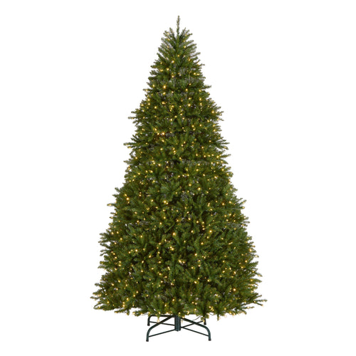 10 ft. Pre-Lit Dunhill Fir Tree with Dual Color LED Lights - holiday-lighting